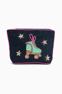 My Doris Outlet Roller Skates & Stars Small Pouch