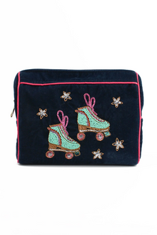 My Doris Outlet Roller Skates & Stars Medium Pouch