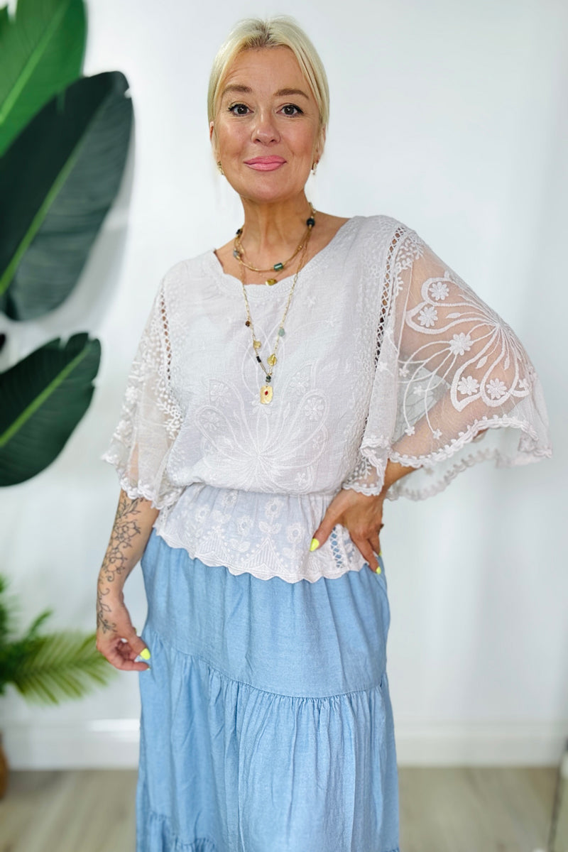 Floral Lace Blouse