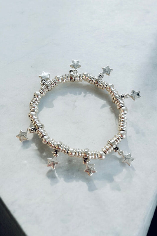 Silver Star Sweetie Link Bracelet