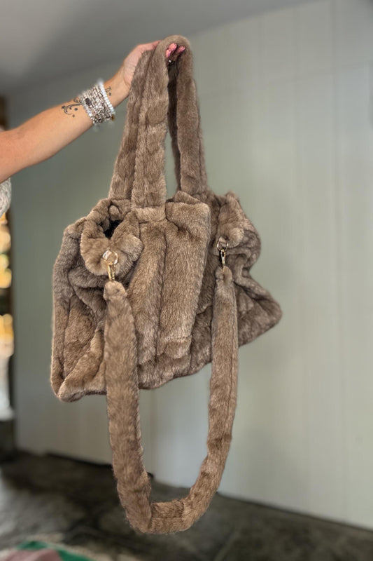 Bella So Soft Faux Fur Bag