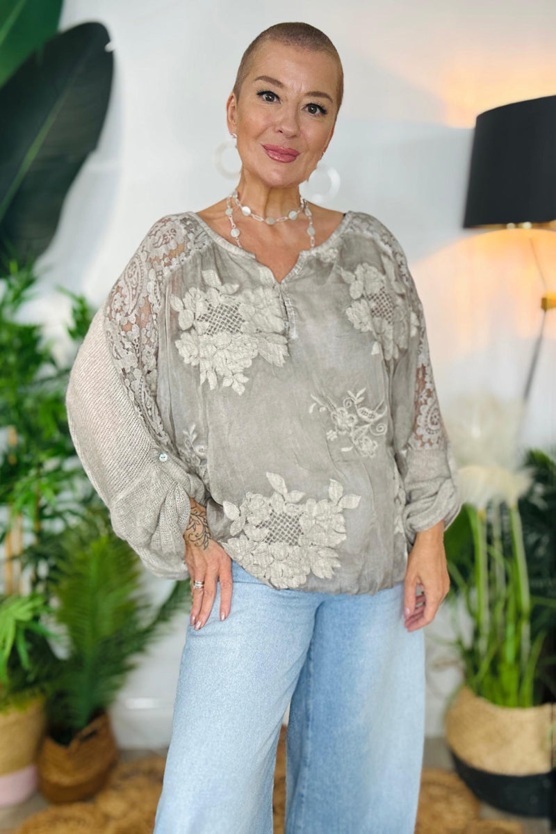 Gracie Floral Lace Top - PRE-ORDER