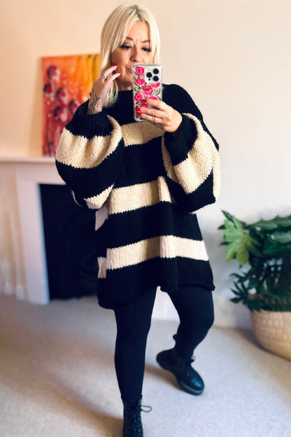 Monica Oversized Stripe Jumper