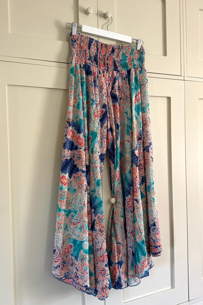 Flared Palazzo Trousers