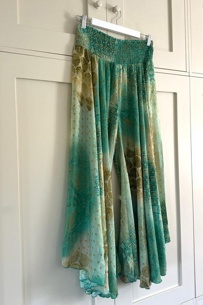 Flared Palazzo Trousers