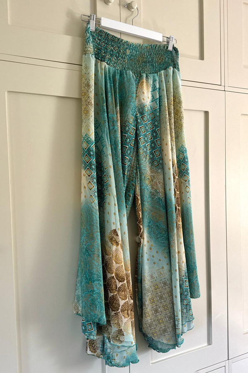 Flared Palazzo Trousers