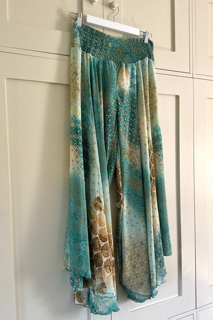 Flared Palazzo Trousers