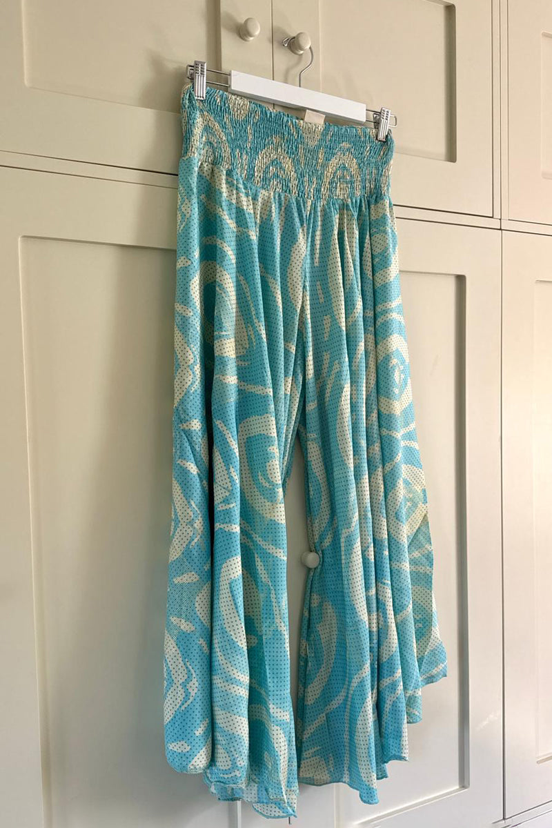 Flared Palazzo Trousers