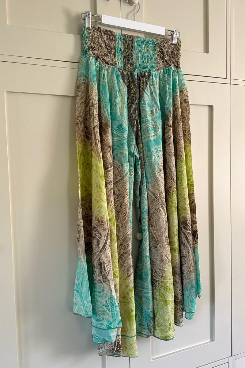 Flared Palazzo Trousers