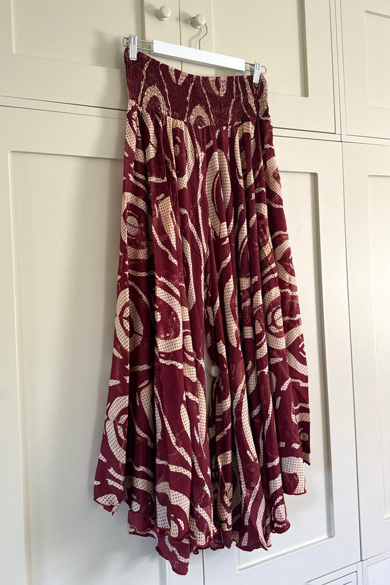 Flared Palazzo Trousers
