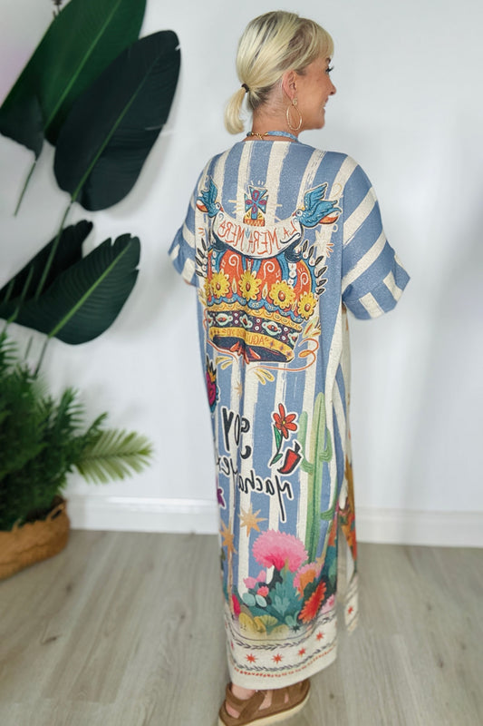 Frida Kahlo Maxi Dress - Style 3