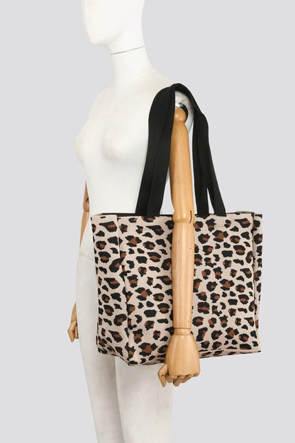 Leopard Print Tote Bag