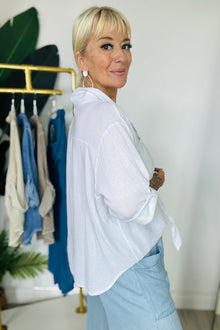 Sasha Tie-Front Shirt