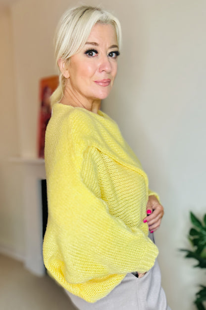 Katey Crossover Knitted Jumper